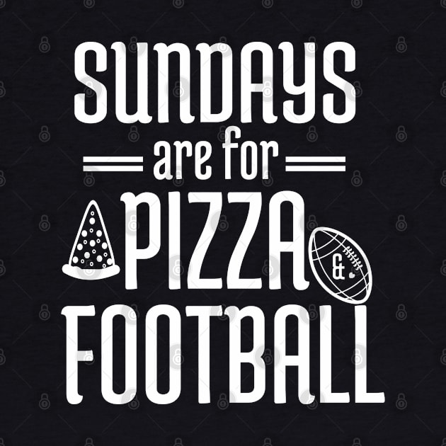 Sundays Are For Pizza And Football by Petalprints